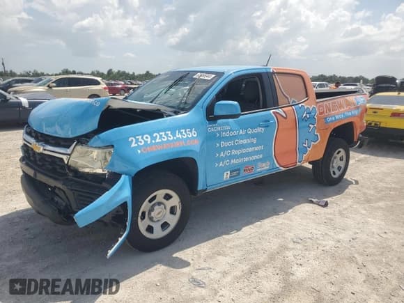 ✅ 2022 Chevrolet Colorado 4WD Work Truck • VIN: 1GCGTBEN3N1157688 • Лот: 63866944. Опубликован ранее на Copart с пробегом Не указан. Бесплатный доступ к архиву аукционных продаж из США и подробный отчёт об истории автомобиля на DreamBid. Изображение 1.