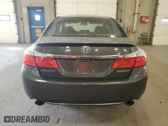 2014 Honda Accord Sport with VIN 1HGCR2F54EA093819, listed as a Copart auction lot 84595435 with 169,363 mi miles and Salvage title. Bid and sale history available at DreamBid. Image 6.