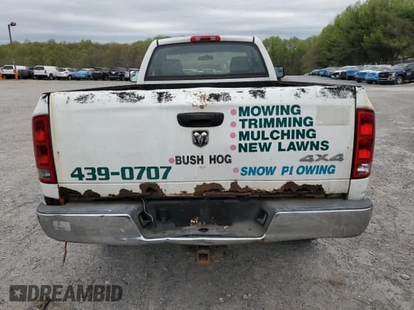 ✅ 2006 Dodge 2500 ST • VIN: 3D7KS26D16G202123 • Lot: 53137755. Wystawiony na Copart z przebiegiem 280 788 mil. Bezpłatny archiwum sprzedaży aukcyjnych z USA i szczegółowy raport historii pojazdu na DreamBid. Zdjęcie 6.