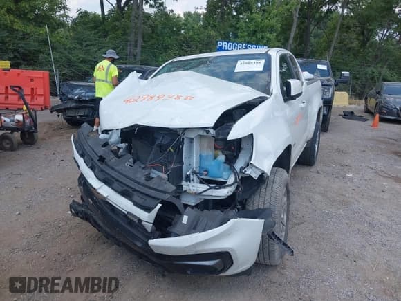 ✅ 2021 Chevrolet Colorado 2WD LT • VIN: 1GCHSCEA4M1240782 • Lot: 42989388. Listed on IAAI with 77,119 mi. Free auction sales archive from the USA and detailed vehicle history report at DreamBid. Image 2.