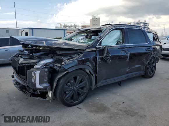 2023 Hyundai Palisade XRT с VIN KM8R34GE4PU552297, выставлен на аукционе Copart как лот 72856704 с пробегом Не указан миль и Списание • Salvage title. История ставок и продаж доступна на DreamBid. Изображение 1.