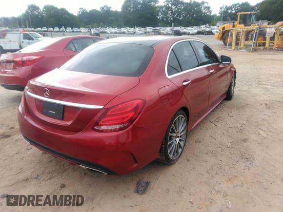 ✅ 2017 Mercedes-Benz C 300 • VIN: 55SWF4JB9HU211905 • Lot: 42258304. Listed on IAAI with 89,308 mi. Free auction sales archive from the USA and detailed vehicle history report at DreamBid. Image 4.
