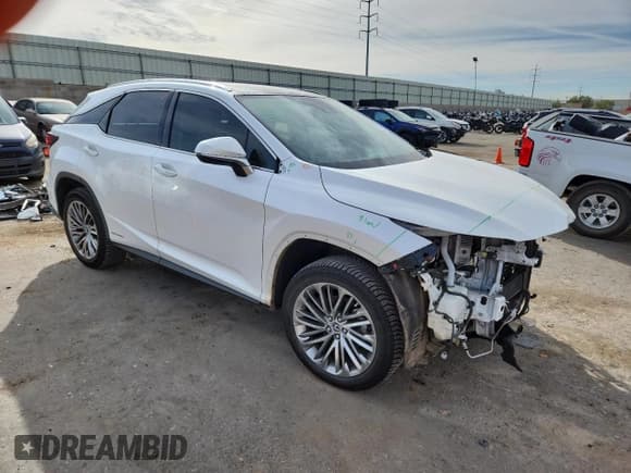✅ 2022 Lexus RX 450h • VIN: 2T2JGMDA0NC092777 • Lot: 86330315. Listed on Copart with 59,286 mi. Free auction sales archive from the USA and detailed vehicle history report at DreamBid. Image 4.