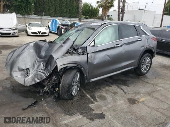 ✅ 2024 Infiniti QX50 Luxe • VIN: 3PCAJ5BA5RF105894 • Лот: 62565715. Опубликован ранее на Copart с пробегом Не указан. Бесплатный доступ к архиву аукционных продаж из США и подробный отчёт об истории автомобиля на DreamBid. Изображение 1.