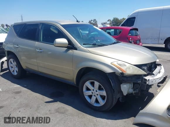 ✅ 2006 Nissan Murano SL • VIN: JN8AZ08W06W519708 • Lot: 42639907. Listed on IAAI with 222,479 mi. Free auction sales archive from the USA and detailed vehicle history report at DreamBid. Image 1.