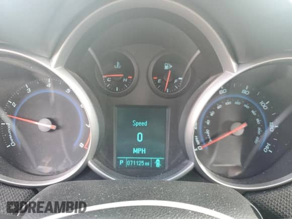 2012 Chevrolet Cruze 1LT с VIN 1G1PF5SC6C7304231, выставлен на аукционе Copart как лот 85358225 с пробегом 71 125 миль миль и Чистый • Clean title. История ставок и продаж доступна на DreamBid. Изображение 9.