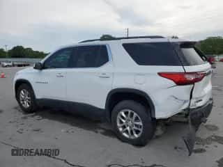 2019 Chevrolet Traverse LT Cloth z VIN 1GNERGKW1KJ229037, wystawiony jako Copart lot #65195665 z przebiegiem 88 449 mil mil oraz Szkoda całkowita • Salvage title. Historia ofert i sprzedaży dostępna na DreamBid. Obrazek 2.