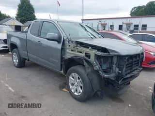 ✅ 2021 Chevrolet Colorado 2WD LT • VIN: 1GCHSCEA0M1258194 • Лот: 43058989. Опубликован ранее на IAAI с пробегом 74 442 миль. Бесплатный доступ к архиву аукционных продаж из США и подробный отчёт об истории автомобиля на DreamBid. Изображение 1.