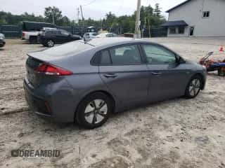2019 Hyundai Ioniq Blue with VIN KMHC65LCXKU179105, listed as a Copart auction lot 63597513 with 101,323 mi miles and . Bid and sale history available at DreamBid. Image 3.