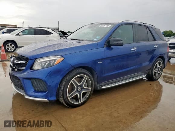 ✅ 2017 Mercedes-Benz GLE 43 AMG • VIN: 4JGDA6EB6HA955804 • Lot: 60251185. Listed on Copart with 78,539 mi. Free auction sales archive from the USA and detailed vehicle history report at DreamBid. Image 1.