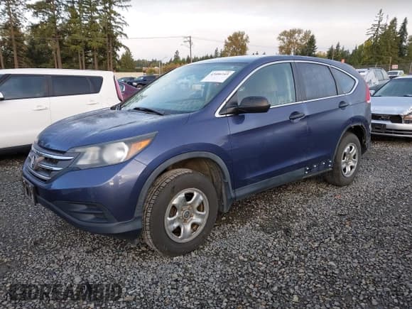 ✅ 2012 Honda CR-V LX • VIN: 2HKRM4H37CH115994 • Lot: 43486165. Listed on IAAI with 132,479 mi. Free auction sales archive from the USA and detailed vehicle history report at DreamBid. Image 2.