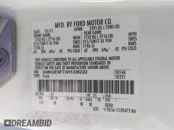 ✅ 2017 Ford Transit Connect XLT • VIN: NM0GE9F73H1336222 • Lot: 41856988. Listed on IAAI with 38,501 mi. Free auction sales archive from the USA and detailed vehicle history report at DreamBid. Image 9.