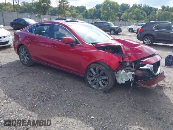 ✅ 2020 Mazda 6 Touring • VIN: JM1GL1VM8L1524843 • Lot: 43249529. Listed on IAAI with Not provided. Free auction sales archive from the USA and detailed vehicle history report at DreamBid. Image 1.