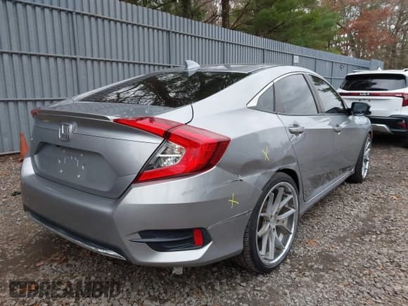 ✅ 2020 Honda Civic EX • VIN: 19XFC1F31LE220820 • Лот: 43661049. Опубликован ранее на IAAI с пробегом 49 916 миль. Бесплатный доступ к архиву аукционных продаж из США и подробный отчёт об истории автомобиля на DreamBid. Изображение 6.