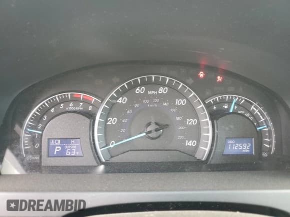 ✅ 2012 Toyota Camry LE • VIN: 4T4BF1FK6CR160842 • Lot: 91173945. Listed on Copart with 112,592 mi. Free auction sales archive from the USA and detailed vehicle history report at DreamBid. Image 9.