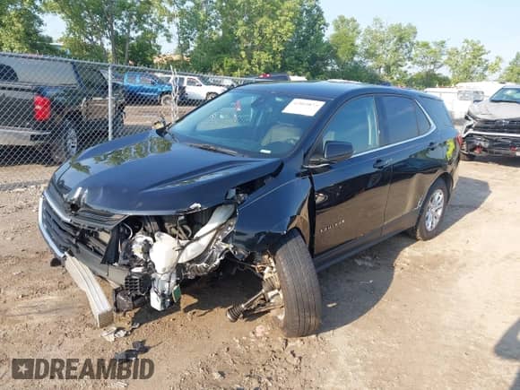 2020 Chevrolet Equinox LT with VIN 3GNAXUEV2LL105617, listed as a IAAI auction lot 42869873 with 53,831 mi miles and . Bid and sale history available at DreamBid. Image 18.