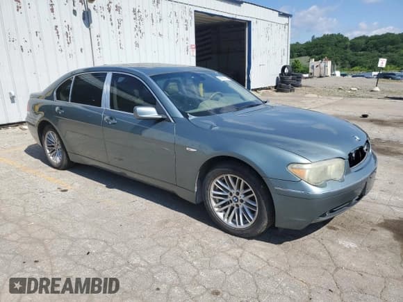 ✅ 2004 BMW 7 Series 745Li • VIN: WBAGN63414DS47413 • Lot: 62835195. Listed on Copart with 118,457 mi. Free auction sales archive from the USA and detailed vehicle history report at DreamBid. Image 4.