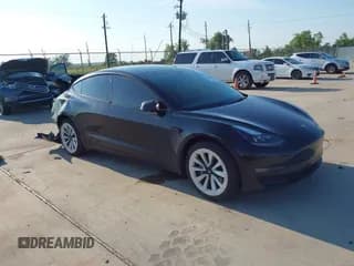 ✅ 2023 Tesla Model 3 • VIN: 5YJ3E1EA5PF671925 • Lot: 43126725. Listed on IAAI with 28,765 mi. Free auction sales archive from the USA and detailed vehicle history report at DreamBid. Image 1.