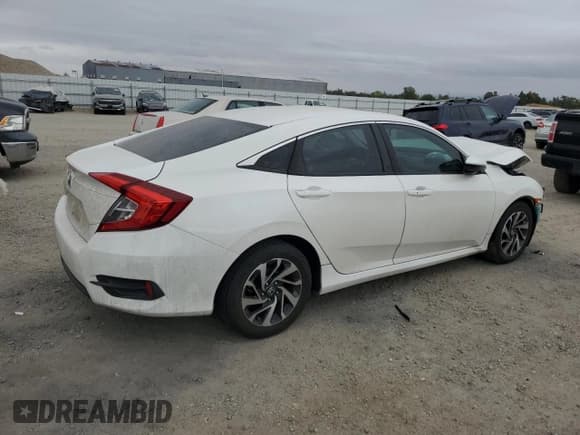 ✅ 2016 Honda Civic EX • VIN: 19XFC2F72GE225197 • Lot: 84453855. Wystawiony na Copart z przebiegiem 140 542 mil. Bezpłatny archiwum sprzedaży aukcyjnych z USA i szczegółowy raport historii pojazdu na DreamBid. Zdjęcie 3.