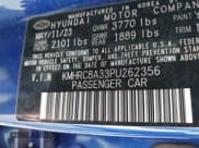 ✅ 2023 Hyundai Venue SEL • VIN: KMHRC8A33PU262356 • Lot: 40310588. Listed on IAAI with 18,379 mi. Free auction sales archive from the USA and detailed vehicle history report at DreamBid. Image 9.