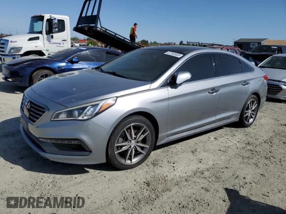 ✅ 2015 Hyundai Sonata Sport • VIN: 5NPE34ABXFH081976 • Lot: 47782663. Listed on Copart with Not provided. Free auction sales archive from the USA and detailed vehicle history report at DreamBid. Image 1.