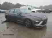 2025 Hyundai Sonata SEL with VIN KMHL64JA6SA502773, listed as a Copart auction lot 90327405 with 6,770 mi miles and Salvage title. Bid and sale history available at DreamBid. Image 4.