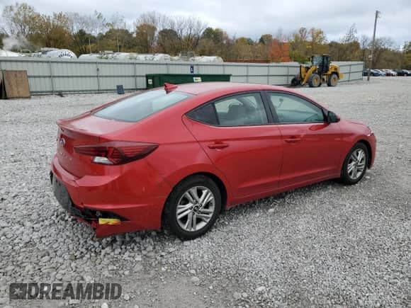 2020 Hyundai Elantra SEL with VIN 5NPD84LF1LH551644, listed as a Copart auction lot 87410875 with 47,018 mi miles and Salvage title. Bid and sale history available at DreamBid. Image 3.