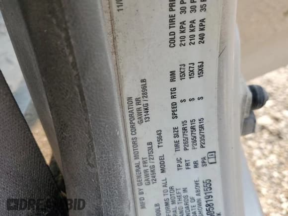 ✅ 2005 Chevrolet Colorado 1SC LS Z85 • VIN: 1GCDT136058191555 • Лот: 58747615. Опубликован ранее на Copart с пробегом 116 460 миль. Бесплатный доступ к архиву аукционных продаж из США и подробный отчёт об истории автомобиля на DreamBid. Изображение 13.