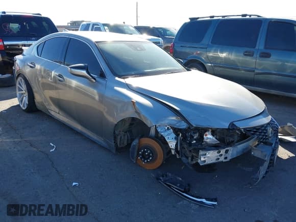 ✅ 2021 Lexus IS 300 • VIN: JTHAA1D20M5113277 • Lot: 43495364. Listed on IAAI with 58,699 mi. Free auction sales archive from the USA and detailed vehicle history report at DreamBid. Image 1.