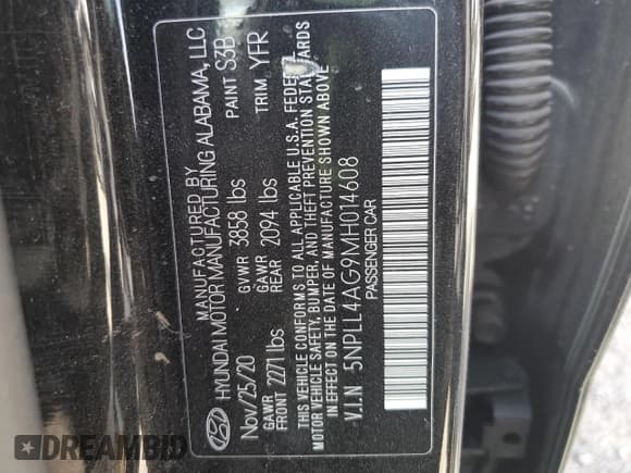 ✅ 2021 Hyundai Elantra SE • VIN: 5NPLL4AG9MH014608 • Lot: 86898975. Listed on Copart with 108,230 mi. Free auction sales archive from the USA and detailed vehicle history report at DreamBid. Image 13.