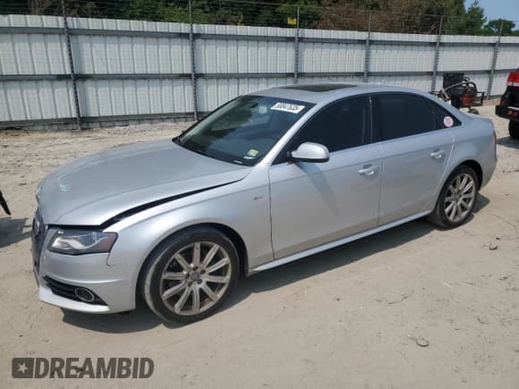 ✅ 2012 Audi A4 Premium Plus • VIN: WAUEFAFL8CA119969 • Lot: 58847635. Listed on Copart with 156,058 mi. Free auction sales archive from the USA and detailed vehicle history report at DreamBid. Image 1.