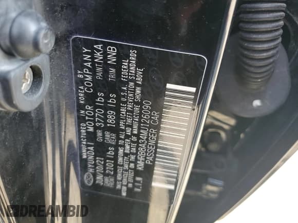 ✅ 2021 Hyundai Venue SE • VIN: KMHRB8A34MU126090 • Lot: 79913104. Listed on Copart with 17,983 mi. Free auction sales archive from the USA and detailed vehicle history report at DreamBid. Image 12.