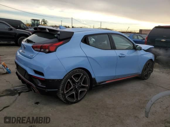 2020 Hyundai Veloster z VIN KMHT36AH8LU008058, wystawiony jako Copart lot #80239794 z przebiegiem 54 728 mil mil oraz Szkoda całkowita • Salvage title. Historia ofert i sprzedaży dostępna na DreamBid. Obrazek 3.