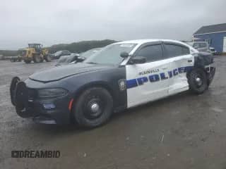 2018 Dodge Charger Police z VIN 2C3CDXKT4JH159123, wystawiony jako Copart lot #84253455 z przebiegiem 102 513 mil mil oraz Szkoda całkowita • Salvage title. Historia ofert i sprzedaży dostępna na DreamBid. Obrazek 1.