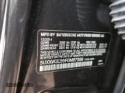 ✅ 2015 BMW X4 xDrive28i • VIN: 5UXXW3C55F0M87998 • Lot: 59693723. Wystawiony na Copart z przebiegiem 73 846 mil. Bezpłatny archiwum sprzedaży aukcyjnych z USA i szczegółowy raport historii pojazdu na DreamBid. Zdjęcie 13.