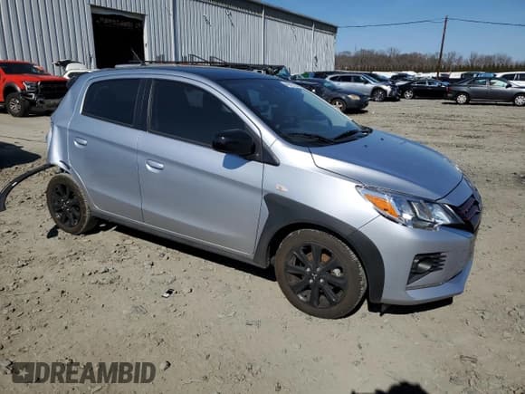 ✅ 2024 Mitsubishi Mirage Black Edition • VIN: ML32AWHJ8RH005552 • Lot: 48792135. Listed on Copart with 10,823 mi. Free auction sales archive from the USA and detailed vehicle history report at DreamBid. Image 4.