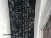 ✅ 2010 Hyundai Accent GS • VIN: KMHCM3ACXAU179844 • Лот: 83676584. Опубликован ранее на Copart с пробегом 62 540 миль. Бесплатный доступ к архиву аукционных продаж из США и подробный отчёт об истории автомобиля на DreamBid. Изображение 12.