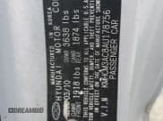 ✅ 2010 Hyundai Accent GS • VIN: KMHCM3AC8AU178756 • Лот: 66840315. Опубликован ранее на Copart с пробегом 153 802 миль. Бесплатный доступ к архиву аукционных продаж из США и подробный отчёт об истории автомобиля на DreamBid. Изображение 14.