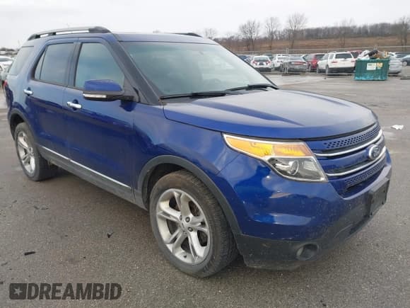 ✅ 2015 Ford Explorer Limited • VIN: 1FM5K8F85FGB90983 • Lot: 43683639. Listed on IAAI with 214,656 mi. Free auction sales archive from the USA and detailed vehicle history report at DreamBid. Image 1.