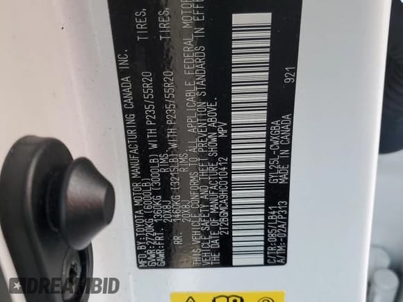 ✅ 2017 Lexus RX 450h • VIN: 2T2BGMCA9HC010412 • Lot: 80479155. Listed on Copart with 26,015 mi. Free auction sales archive from the USA and detailed vehicle history report at DreamBid. Image 13.