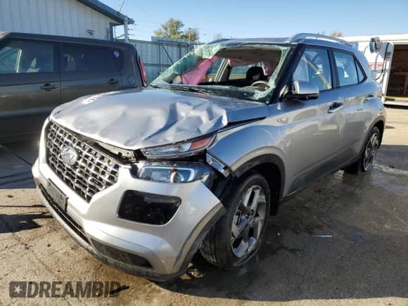 2023 Hyundai Venue SEL с VIN KMHRC8A35PU266862, выставлен на аукционе Copart как лот 77446174 с пробегом 22 389 миль миль и Списание • Salvage title. История ставок и продаж доступна на DreamBid. Изображение 1.