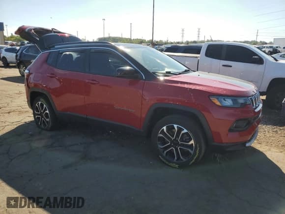 ✅ 2023 Jeep Compass Limited • VIN: 3C4NJDCN2PT520876 • Лот: 70994265. Опубликован ранее на Copart с пробегом 48 810 миль. Бесплатный доступ к архиву аукционных продаж из США и подробный отчёт об истории автомобиля на DreamBid. Изображение 4.
