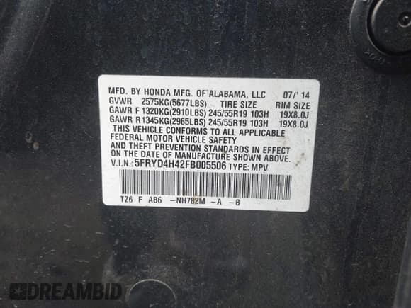 ✅ 2015 Acura MDX Technology • VIN: 5FRYD4H42FB005506 • Lot: 43381254. Wystawiony na IAAI z przebiegiem 224 862 mil. Bezpłatny archiwum sprzedaży aukcyjnych z USA i szczegółowy raport historii pojazdu na DreamBid. Zdjęcie 9.