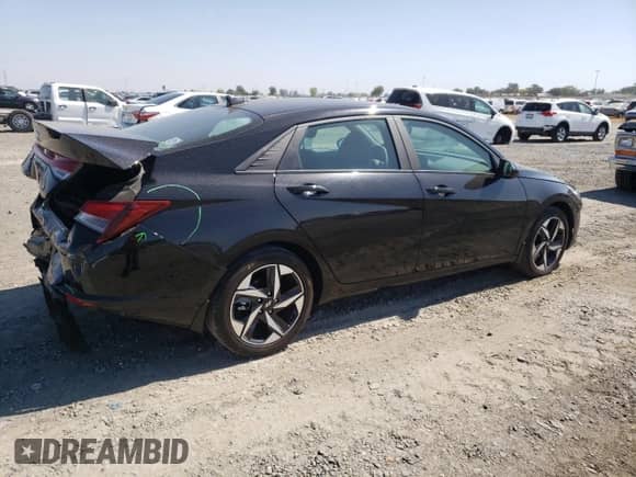 2023 Hyundai Elantra SEL with VIN KMHLS4AG0PU624048, listed as a Copart auction lot 81718125 with 49,631 mi miles and Salvage title. Bid and sale history available at DreamBid. Image 3.