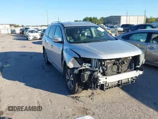 ✅ 2017 Nissan Pathfinder SV • VIN: 5N1DR2MN7HC682051 • Lot: 43750891. Listed on IAAI with 90,365 mi. Free auction sales archive from the USA and detailed vehicle history report at DreamBid. Image 1.