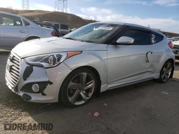 ✅ 2013 Hyundai Veloster Turbo • VIN: KMHTC6AE1DU152834 • Lot: 48996695. Wystawiony na Copart z przebiegiem 102 583 mil. Bezpłatny archiwum sprzedaży aukcyjnych z USA i szczegółowy raport historii pojazdu na DreamBid. Zdjęcie 1.