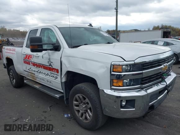 ✅ 2015 Chevrolet Silverado 2500HD LT • VIN: 1GC2KVEG5FZ500679 • Lot: 43524430. Listed on IAAI with 102,475 mi. Free auction sales archive from the USA and detailed vehicle history report at DreamBid. Image 1.