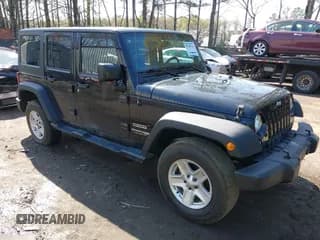 ✅ 2018 Jeep Wrangler Unlimited Sport • VIN: 1C4BJWDG7JL888844 • Lot: 41909165. Listed on IAAI with 70,117 mi. Free auction sales archive from the USA and detailed vehicle history report at DreamBid. Image 1.