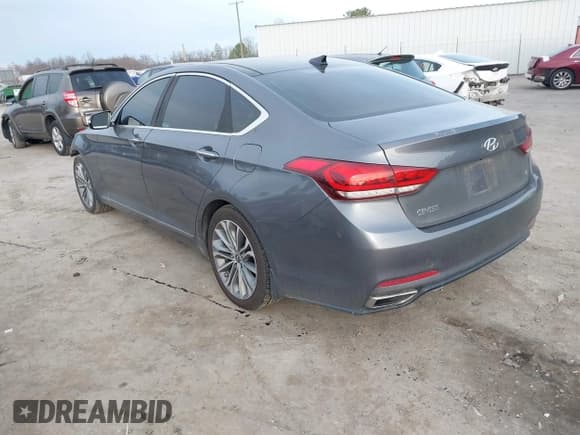 ✅ 2015 Hyundai Genesis 3.8L • VIN: KMHGN4JE8FU069730 • Lot: 41197043. Wystawiony na IAAI z przebiegiem 110 202 mil. Bezpłatny archiwum sprzedaży aukcyjnych z USA i szczegółowy raport historii pojazdu na DreamBid. Zdjęcie 3.