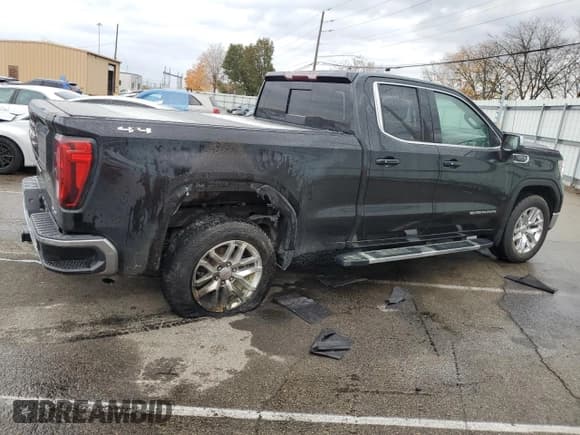 ✅ 2021 GMC Sierra 1500 SLE • VIN: 1GTV9BED1MZ262775 • Лот: 78044744. Опубликован ранее на Copart с пробегом 38 300 миль. Бесплатный доступ к архиву аукционных продаж из США и подробный отчёт об истории автомобиля на DreamBid. Изображение 3.